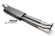 Sportauspuff 2x76mm DTM hoch