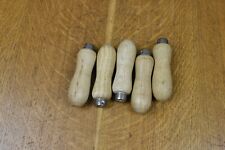 Fünf alte Lager 3" Feilen/Werkzeuggriffe