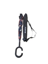 Jooayou Regenschirm doppellagig Windproof Anti UV C Griff