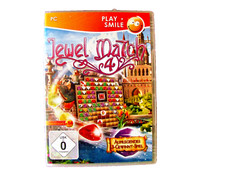 Jewel Match 4 PLAY SMILE PC sehr gut mit Sammlerkarte 54 (LUNA) Samlungauflösung