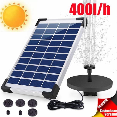 400l akku solar teichpumpe - 400l/h,