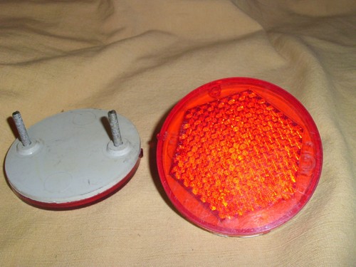 Rückstrahler 85mm rot ddr - rückstrahler,