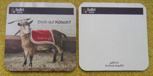 Bierdeckel brauerei gaffel - brauerei,