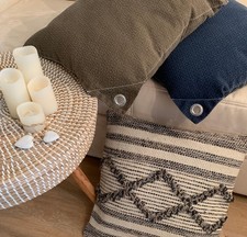 Zierkissen Jute bzw. Baumwolle