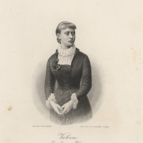 Stahlstich porträt victoria - porträt,