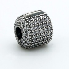 Original Pandora Charm Pavé Clip 925er Sterling-Silber Zirkonia 791873CZ Neu