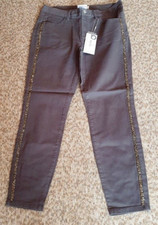 Bauchweg Stretch Jeans v. Heine Mod. ALWA Gr. K20/40,Glitzerstreifen Neu R22