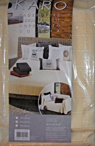 Tagesdecke bettüberwurf 220 - tagesdecke,