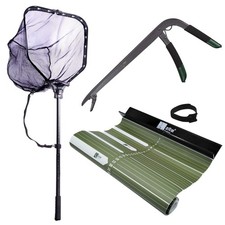 Raubfisch Kescher 1,65m Maßband Hakenlöser-Zange 24,5cm Angelset Zite Fishing