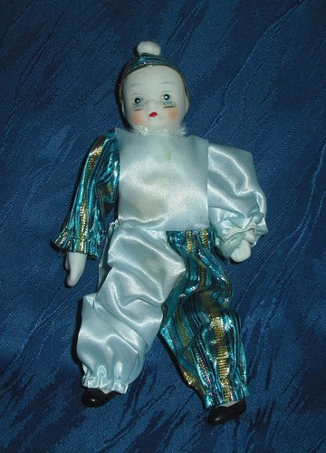 Kleiner harlekin puppe - ,