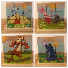 2 x Puzzle Bilderwürfel, Holzpuzzle , verschiedene Motive (s. Fotos)