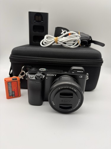 Sony alpha 6000 mit 5 - e, 3.5-5.6