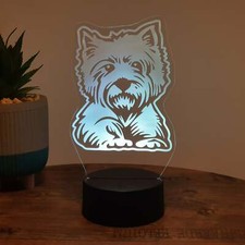 LED Lampe Hund - West Highland