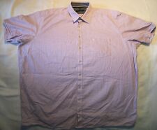 CASAMODA WEISS ROT HERREN HEMD kurzer Arm Gr. 4XL 62/64 49/50