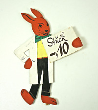 Alter Osterhasen Papp-Preisaufsteller, Krämerladen-Nostalgie der 50er J.   (1X0)