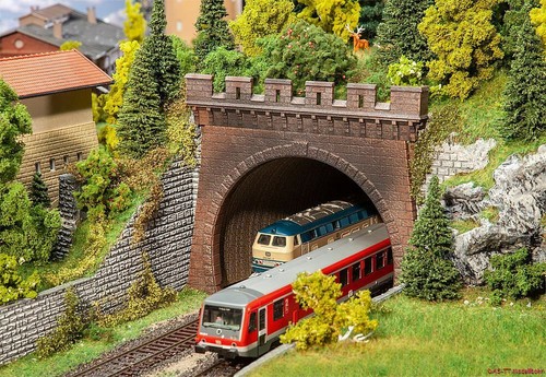 Tunnelportal 2 gleisig - 2,
