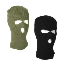 BW Sturmhaube Mil-Tec Strick 3 Loch Militär Kopfhaube Balaclava oliv schwarz