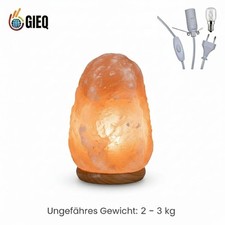 Salzkristall Stein Lampe