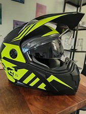 Caberg Xtrace Lux  Helm Matt Schwarz Grün, Gr. XS - Neu