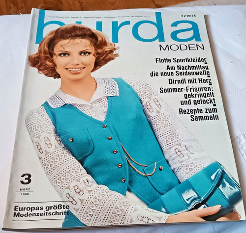 Burda moden zeitschrift 1968 - zeitschrift, 3/1968