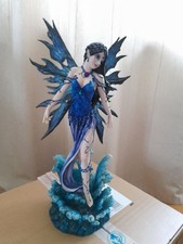 Elfen Figur - Wasserelfe - Höhe ca. 42 cm, Breite ca. 24 cm, Tiefe ca. 14 cm