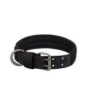Hundehalsband Nylon Schwarz  XL Halsband  Nieten Breit
