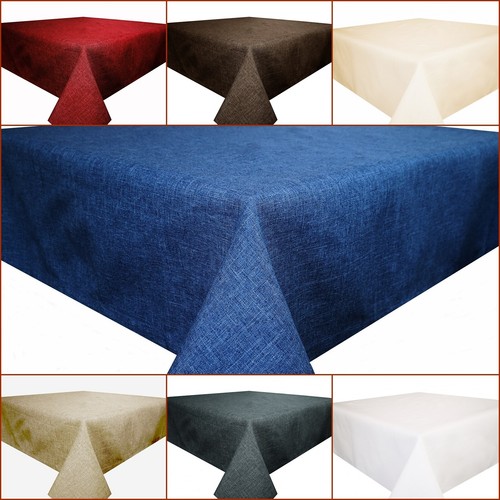 Tischdecke leinen optik - leinen,