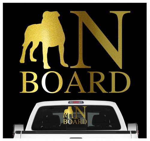 Old english bulldog board - on,