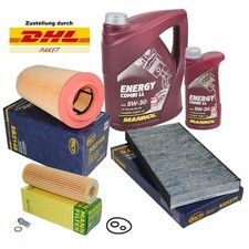 Inspektionspaket Filterpaket Mercedes Benz SLK 171 SLK200 Kompressor mit 6L 5W30