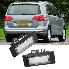 Passt für VW Sharan 7N Bj. ab 05.2011- LED Kennzeichenbeleuchtung