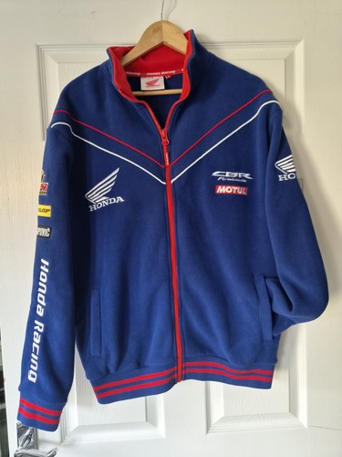 Honda racing jacke zip - zip, blau