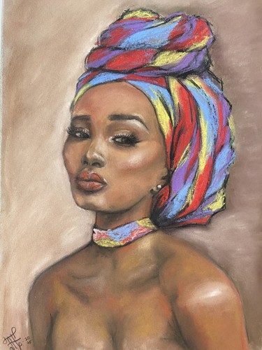 Frauen original kunst portrait - frauen,