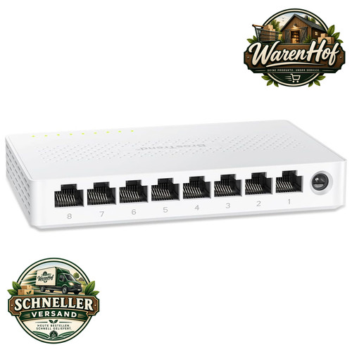 Ethernet netzwerk switch - ethernet, 8x