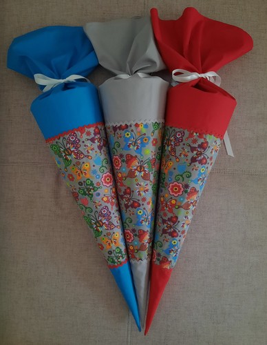 Schultüte stoff zuckertüte - schultüte,