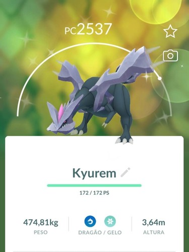 Pokémon shiny kyurem - go,