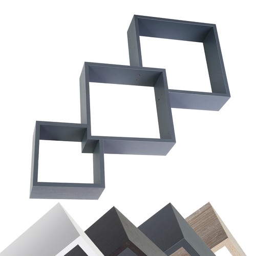 3er wand regal set - 3er, wand-regal