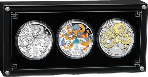 Unze silber set lunar - set,