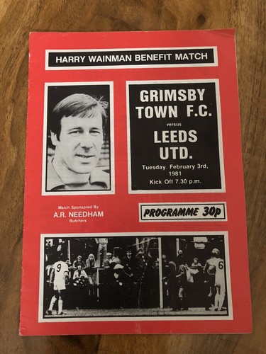 Harry wainman benefizspiel - wainman,