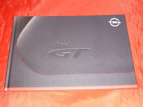 Opel hardcover prospekt - gt,