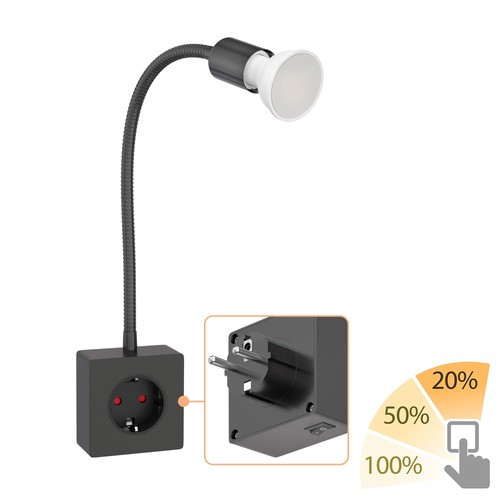 Steckdosenlampe lesch - steckdosenlampe,