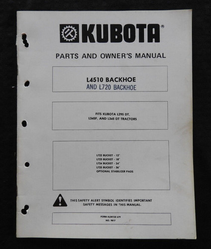 Kubota l295 l345 - kubota,