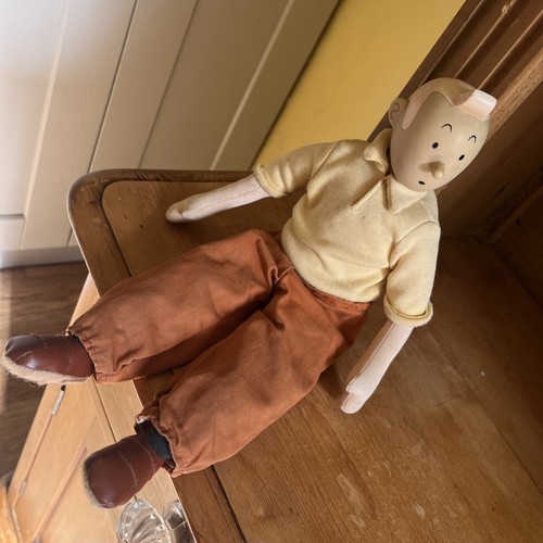 Vintage tim und struppi figur - tim,