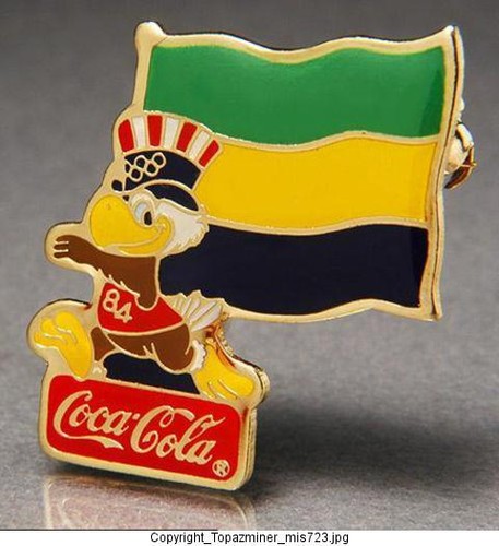 Olympische pin flagge 1984 los - olympische,
