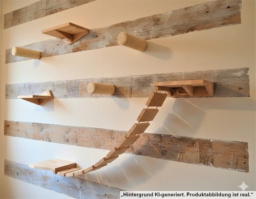 Katzen kletterwand 6teilig - katzen,