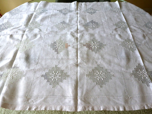 Vintage leinendecke tischdecke - vintage,