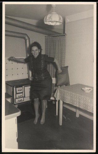 Fotografie hausfrau tanzt - hausfrau,