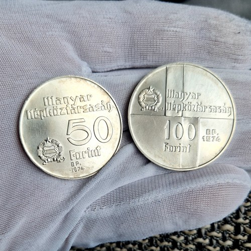 Ungarn 100 forint - 50+100,