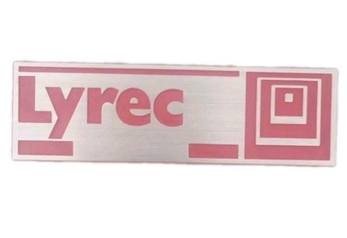 Original lyrec namensschild - original,