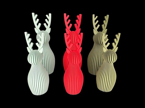Minimalistisches gedrucktes - minimalistisches, 3d-gedrucktes