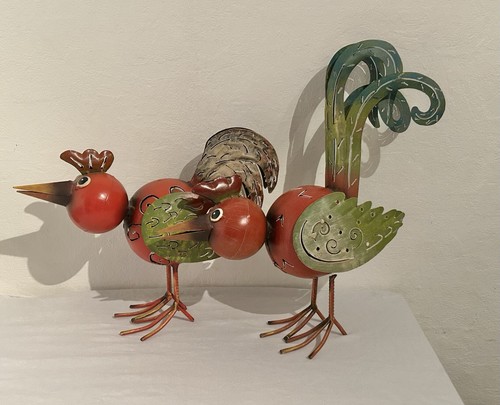 Metall figuren vögel garten - 2,